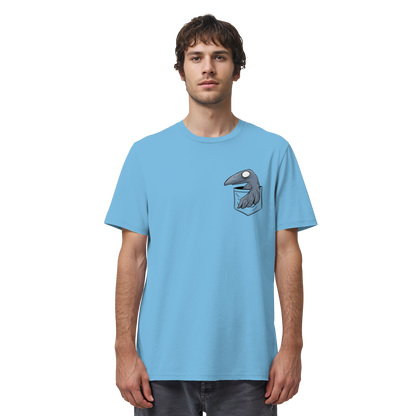 Grufti Rabe Krähe in der Tasche - Organic Shirt