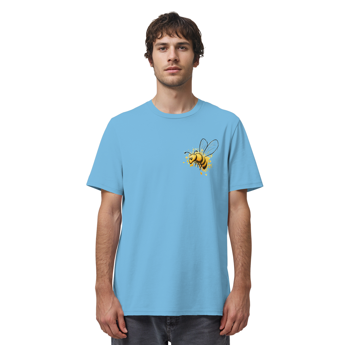 Lässige kleine Honig-Biene - Organic Shirt