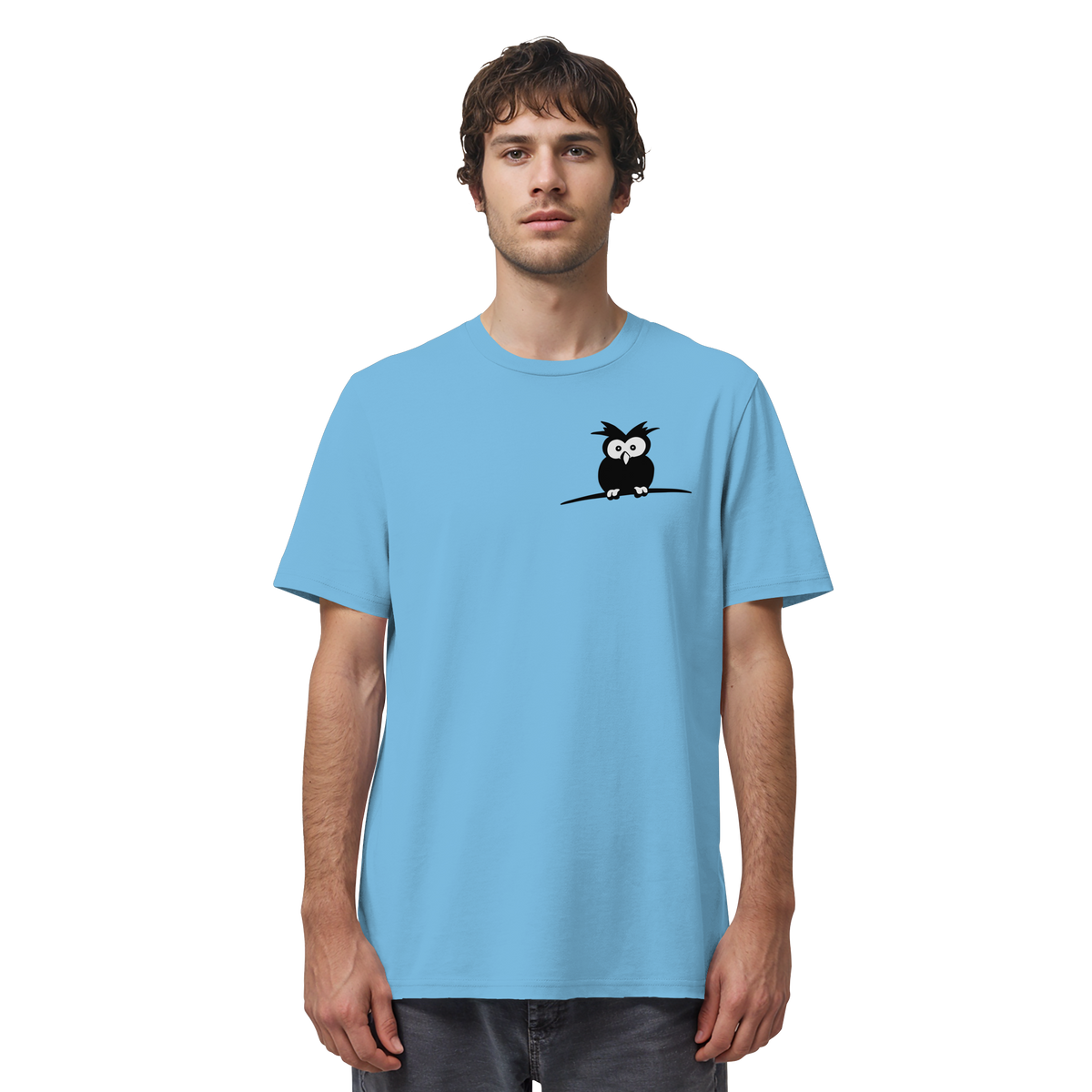 Kleine struppige Eule - Organic Shirt