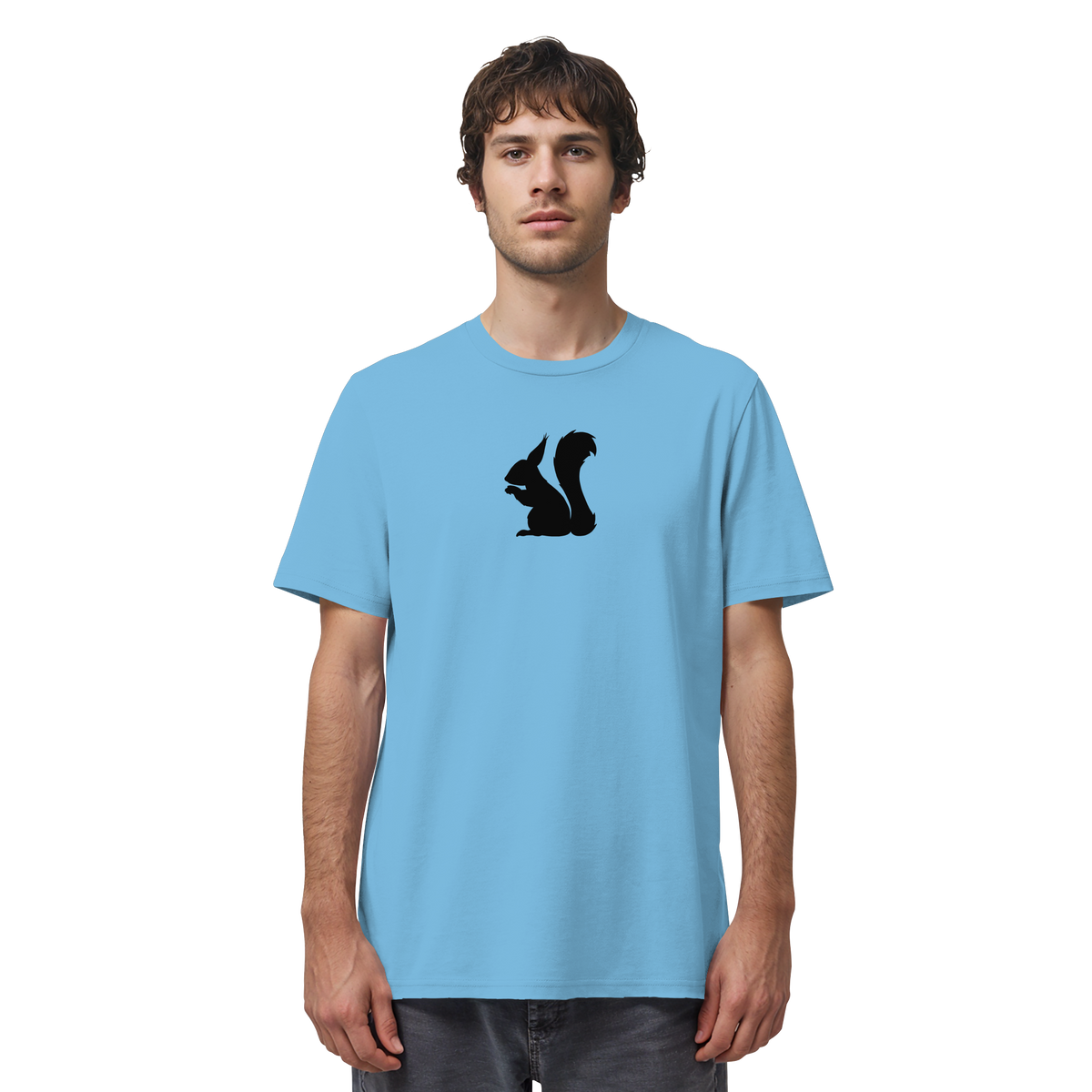 Eichhörnchen Silhouette - Organic Shirt