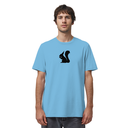 Eichhörnchen Silhouette - Organic Shirt