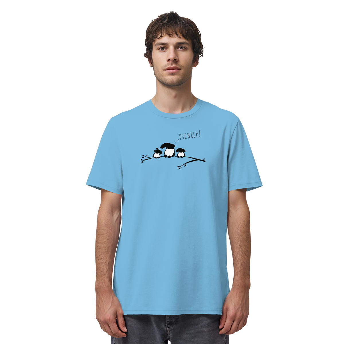 Drei kleine Tapir-Vögel - Organic Shirt