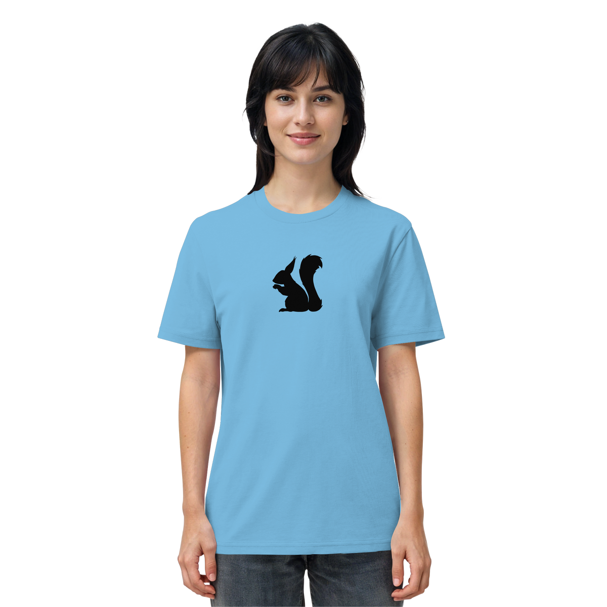 Eichhörnchen Silhouette - Organic Shirt