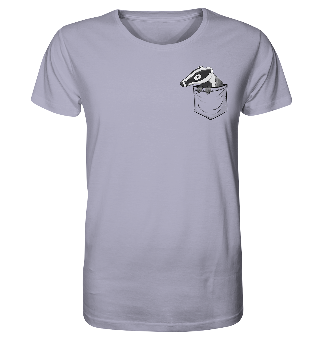 Lustig gemütlicher Dachs In der Tasche - Organic Shirt