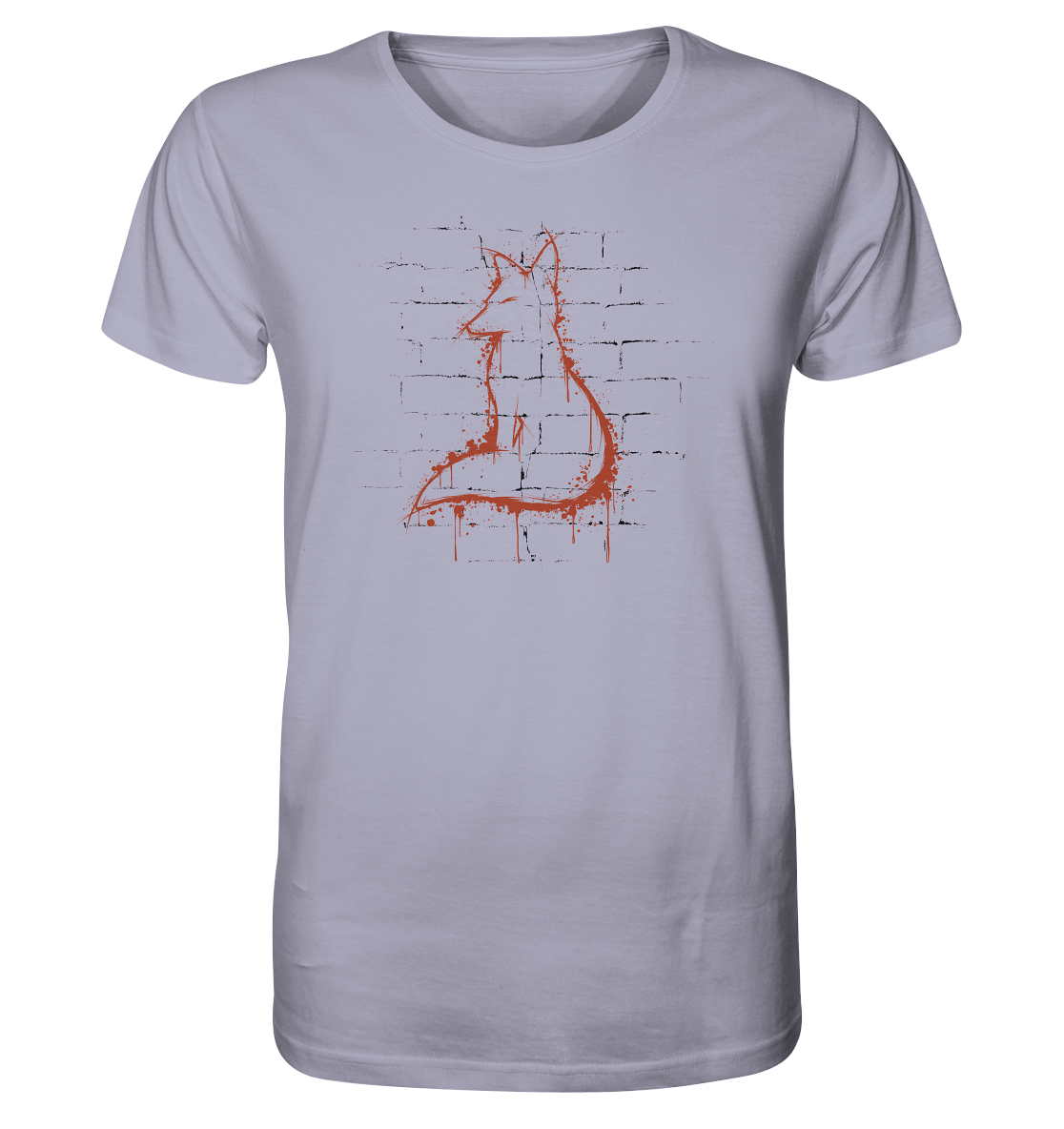 Street Art Fuchs Silhouette - Organic Shirt