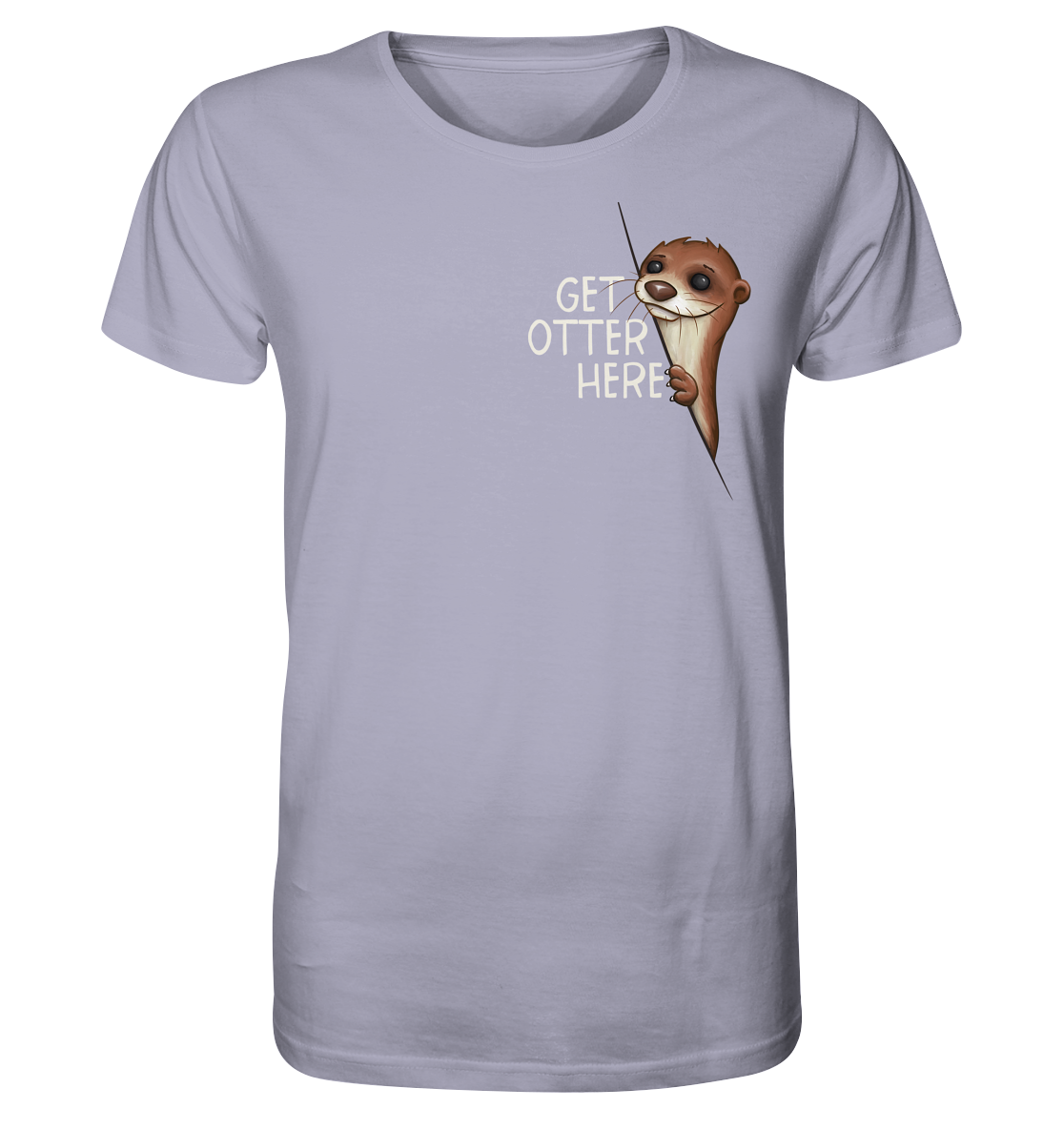 Get Otter Here | Lustiger Otter Kalauer - Organic Shirt