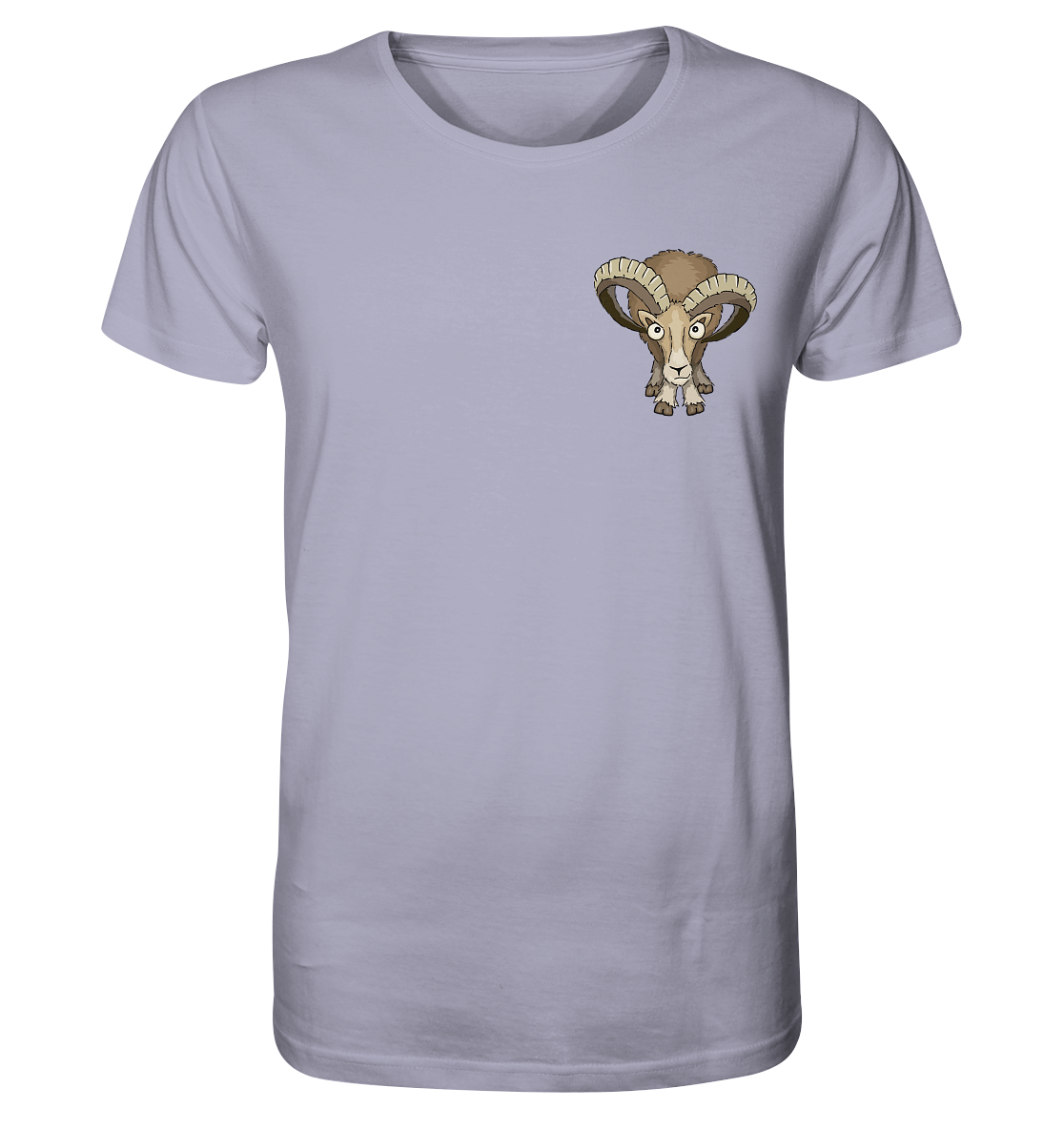 Bockiges Mufflon Widder Schafbock - Organic Shirt