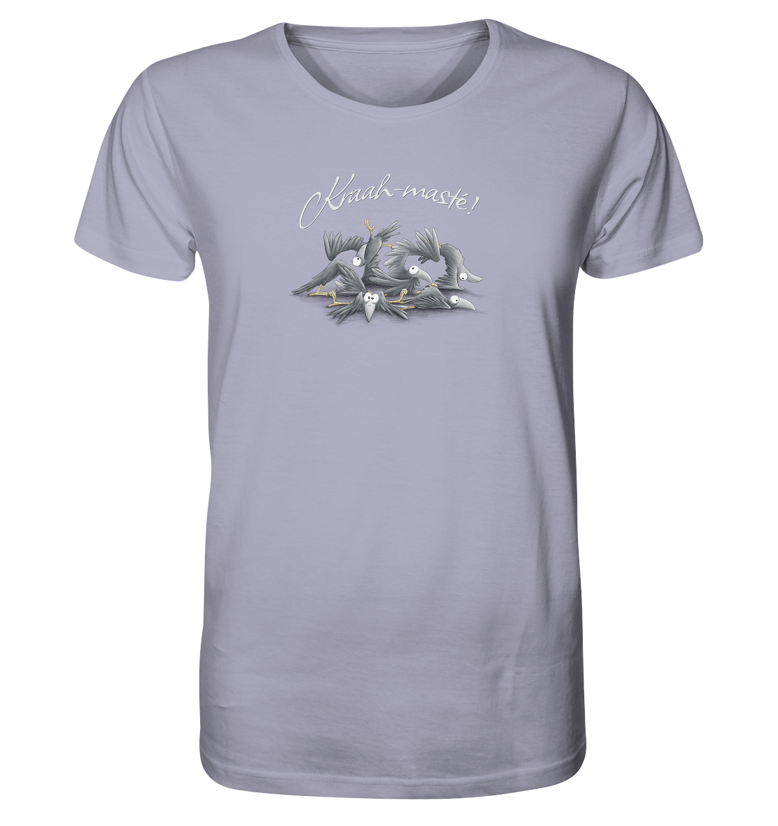Kraah-masté! Yoga Raben Krähen - Organic Shirt