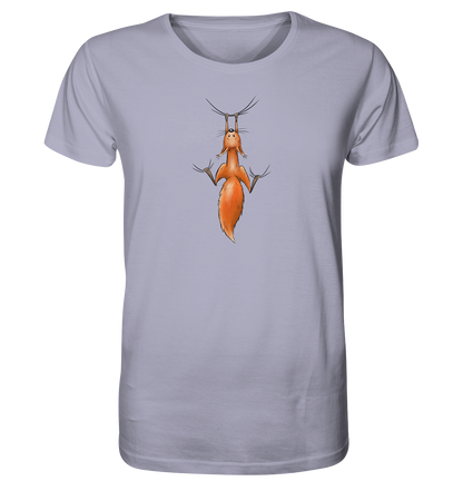 Rotes Eichhörnchen hängt ab - Organic Shirt
