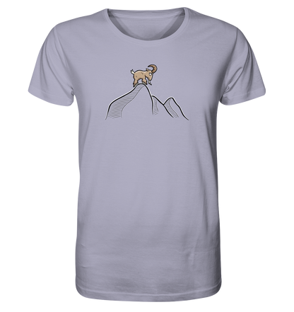 Ziegenbock in den Bergen - Organic Shirt