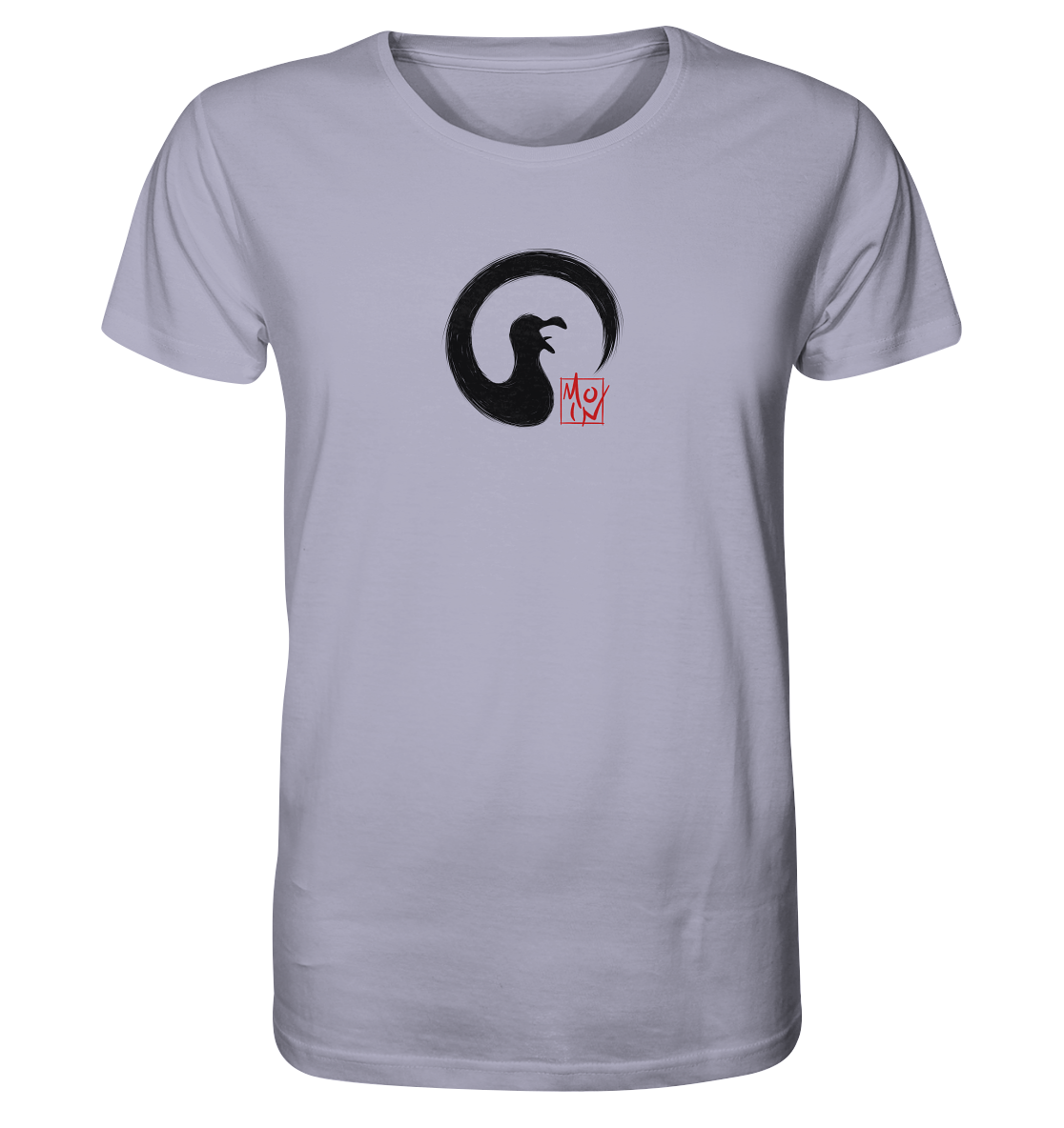 Moin kreischende japanische Enso Möwe - Organic Shirt