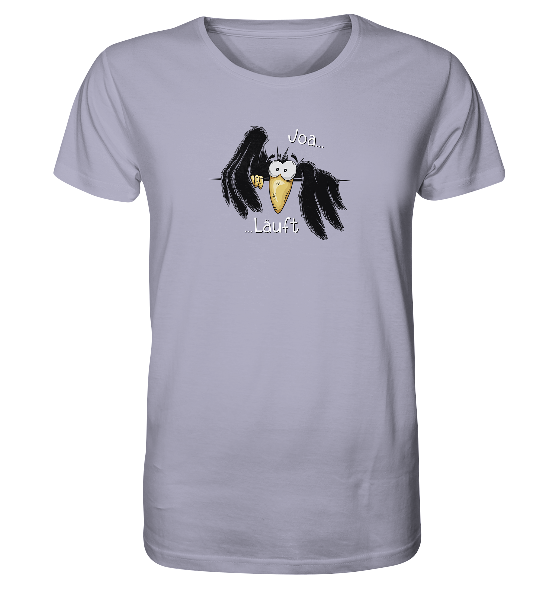 Joa Läuft Krähe gechillter Rabe - Organic Shirt
