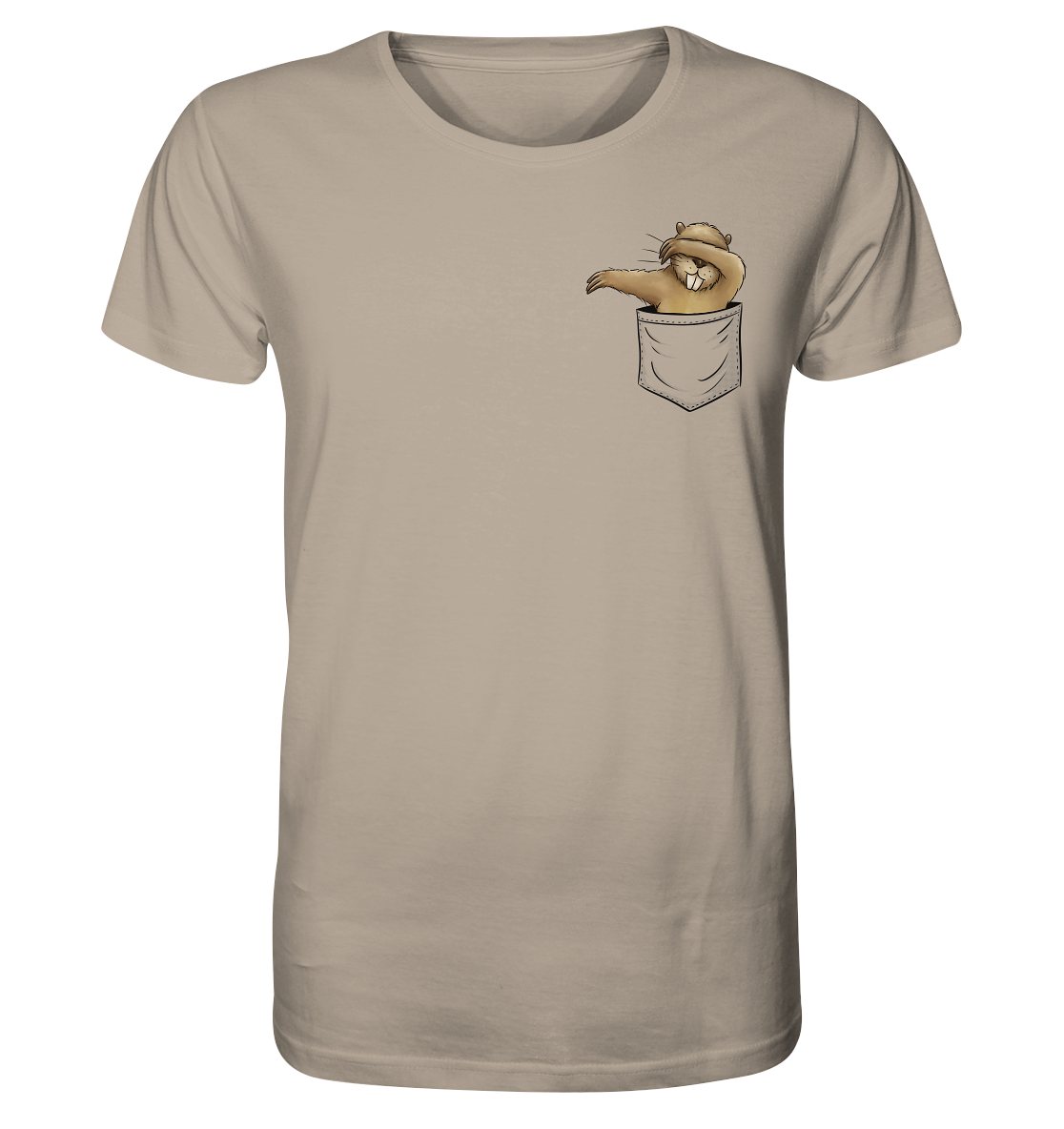 Dabbender Biber in Deiner Tasche - Organic Shirt