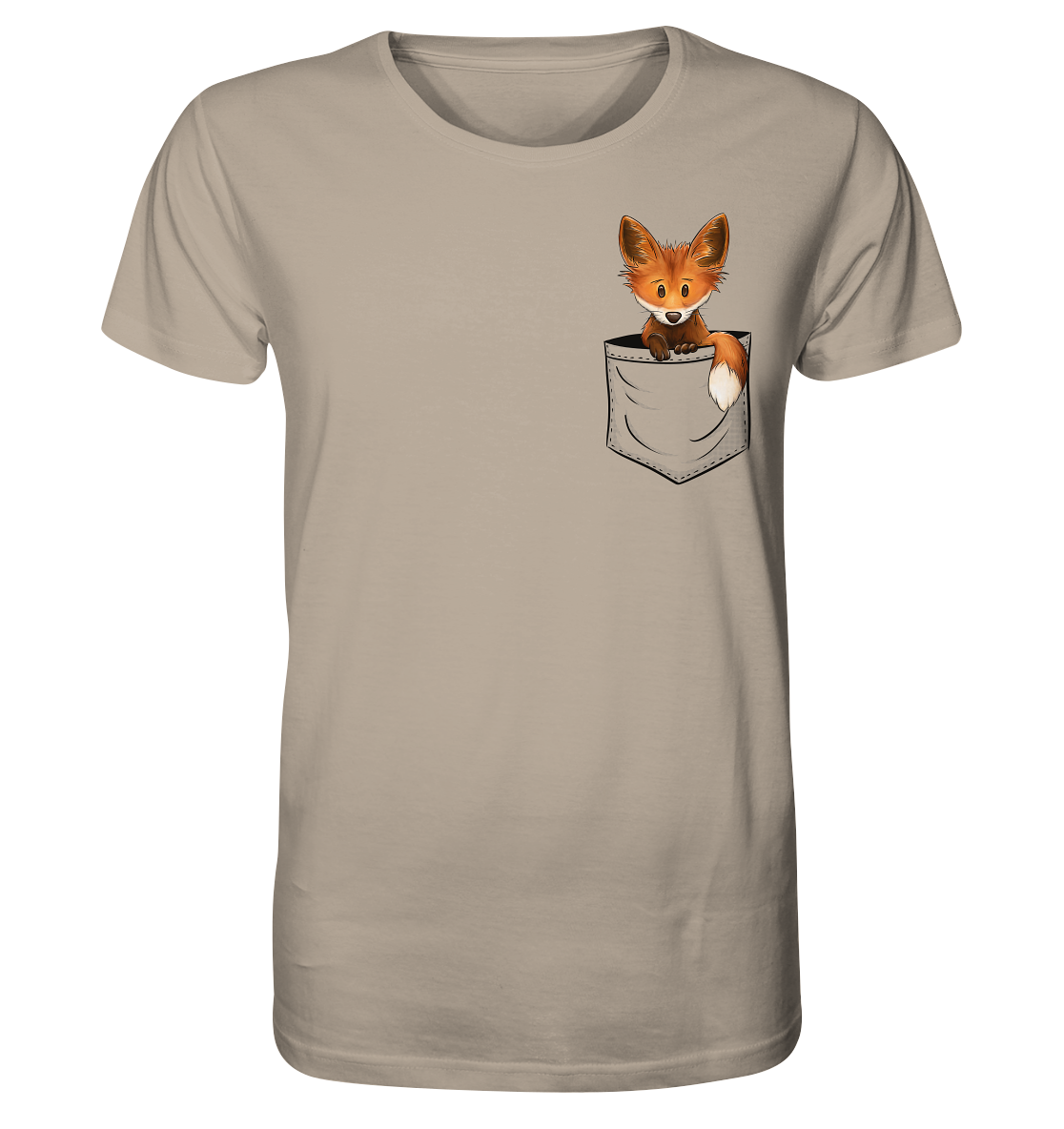 Funky Fuchs in der Tasche - Organic Shirt