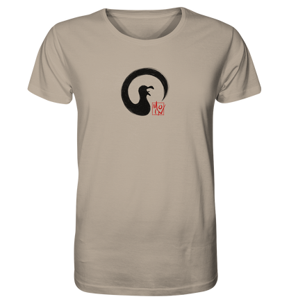 Moin kreischende japanische Enso Möwe - Organic Shirt