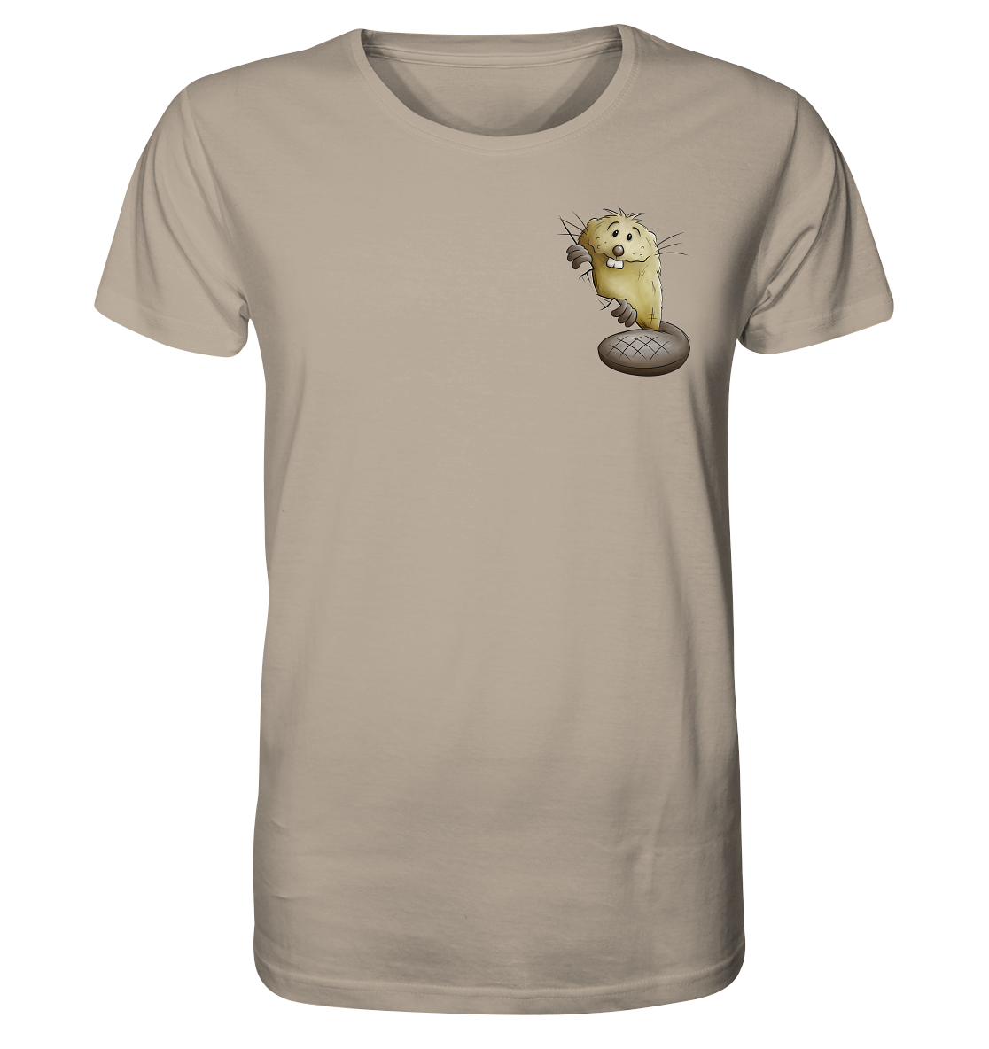 Lustiger frecher Biber - Organic Shirt