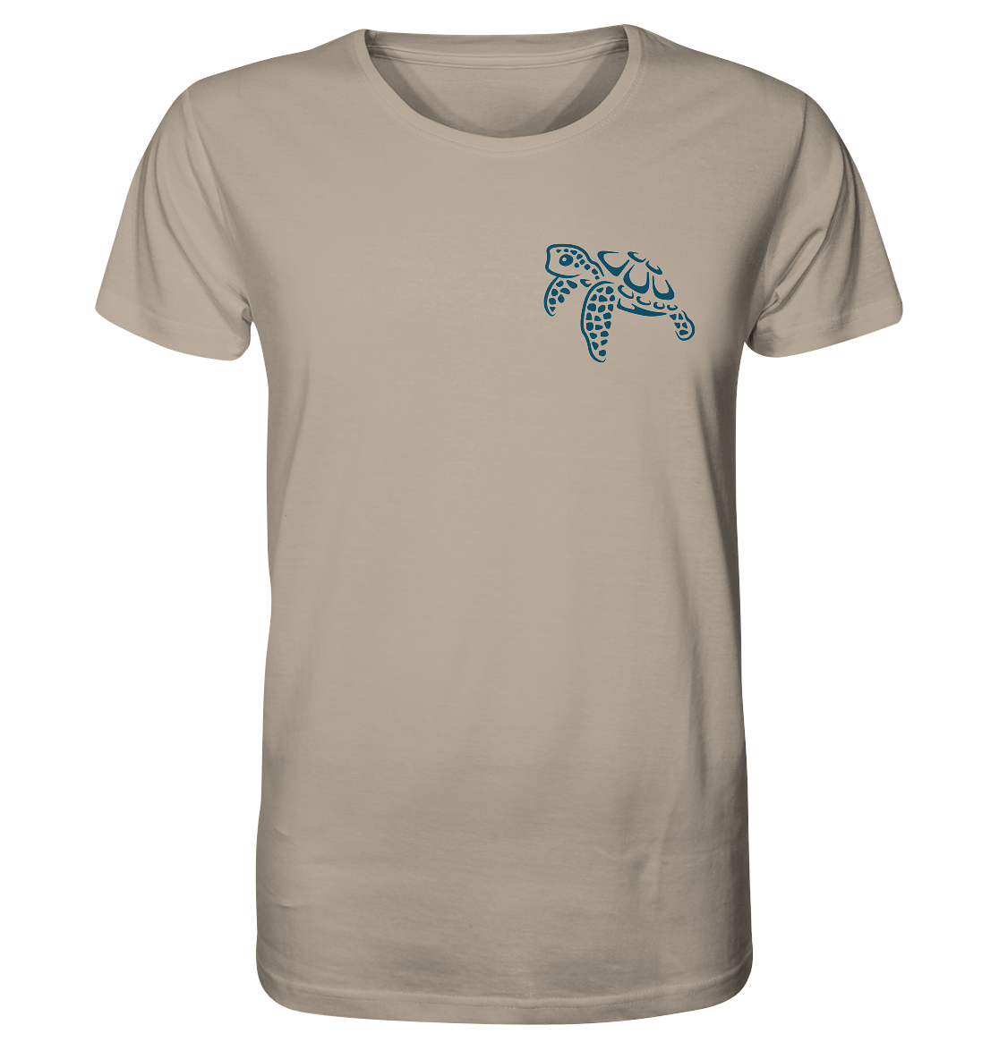 Lässig lustige Wasserschildkröte - Organic Shirt