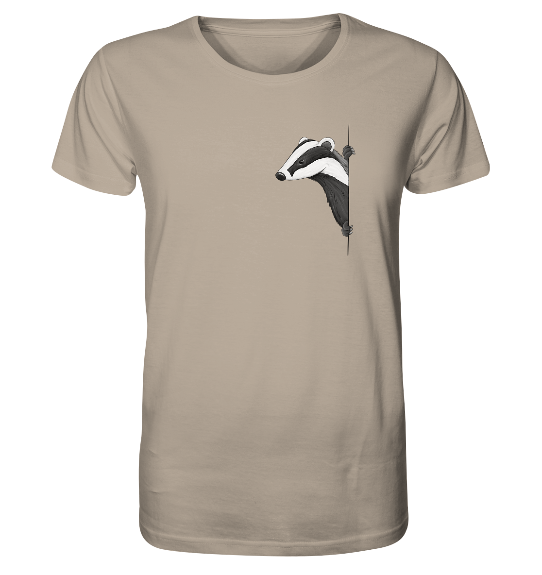 Lässiger Dachs Meister Grimbart - Organic Shirt