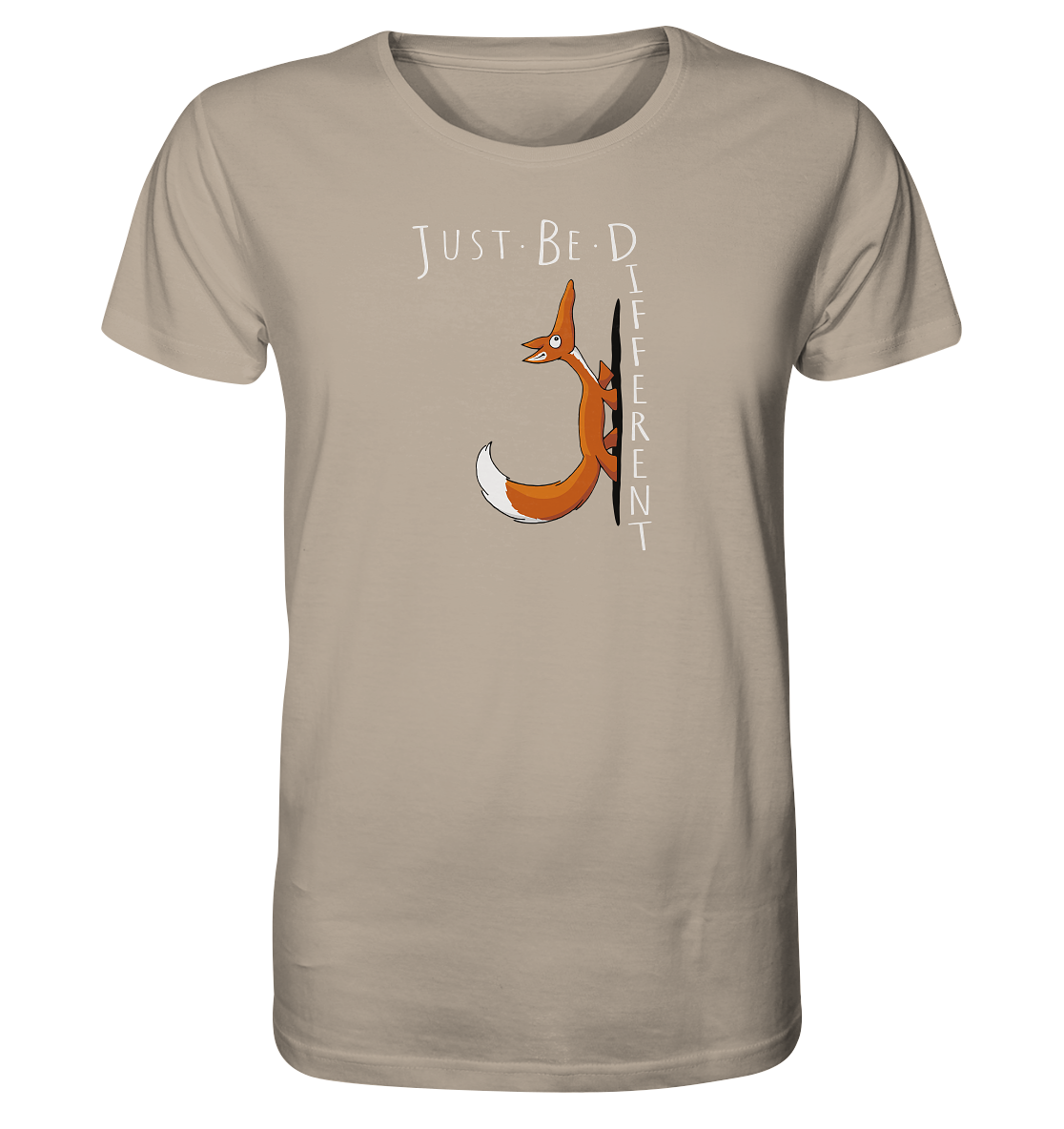 Just Be Different | Sei Anders, kleiner Fuchs - Organic Shirt