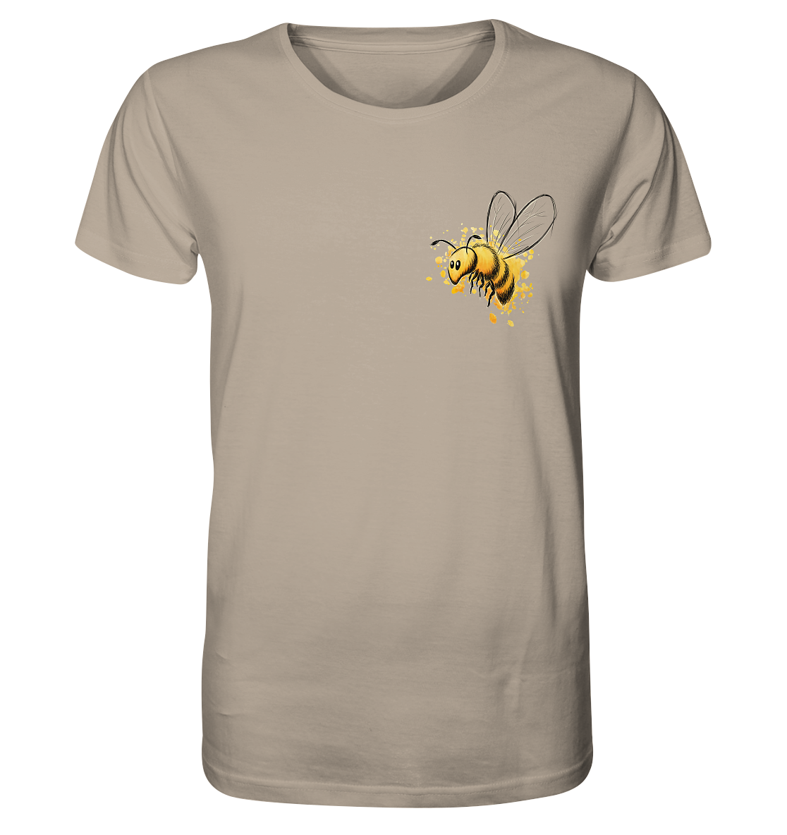 Lässige kleine Honig-Biene - Organic Shirt