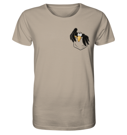 Kleiner Rabe | schwarze Krähe In Tasche - Organic Shirt