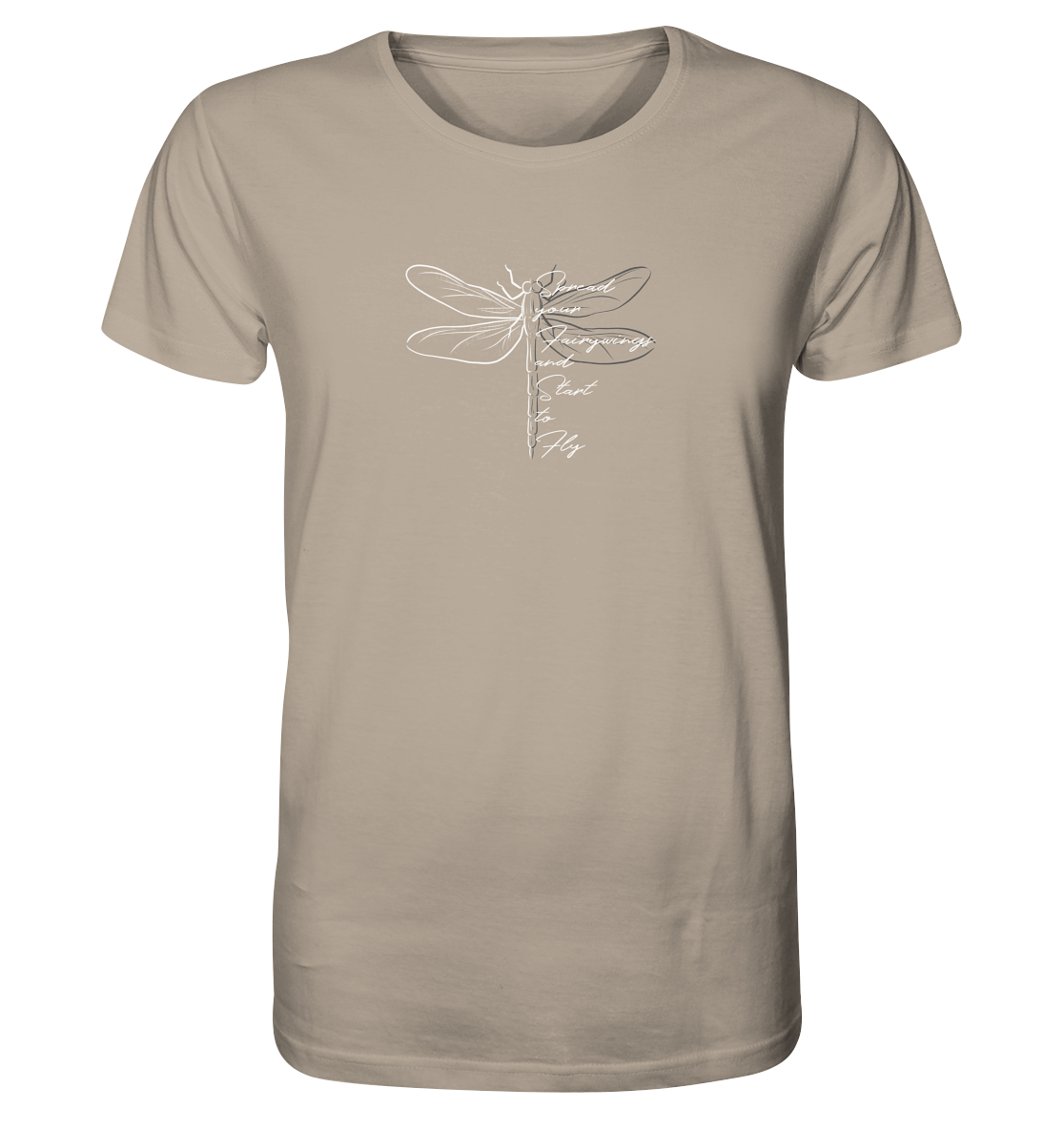 Breite die Flügel aus und flieg los | Libelle - Organic Shirt