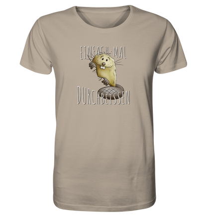 Einfach mal Durchbeissen Biber - Organic Shirt