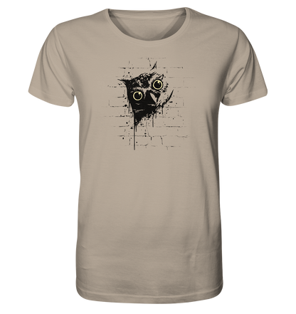 Lässige Street Art Eule - Organic Shirt