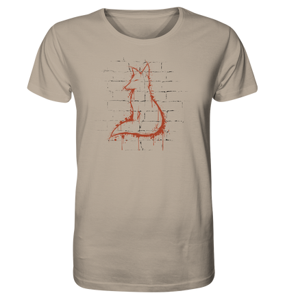 Street Art Fuchs Silhouette - Organic Shirt