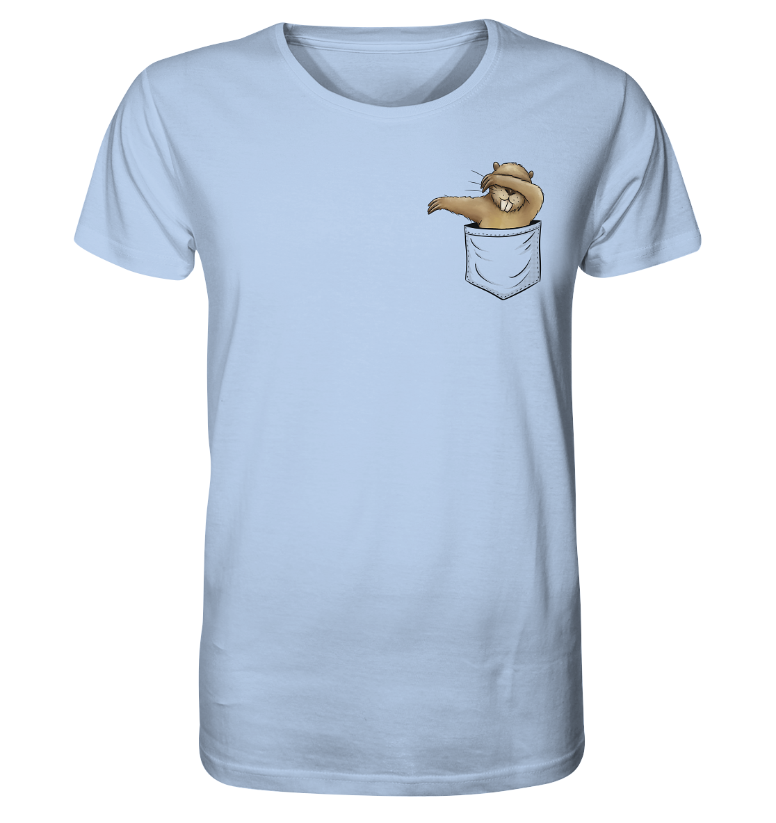 Dabbender Biber in Deiner Tasche - Organic Shirt