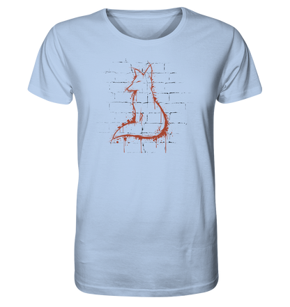 Street Art Fuchs Silhouette - Organic Shirt