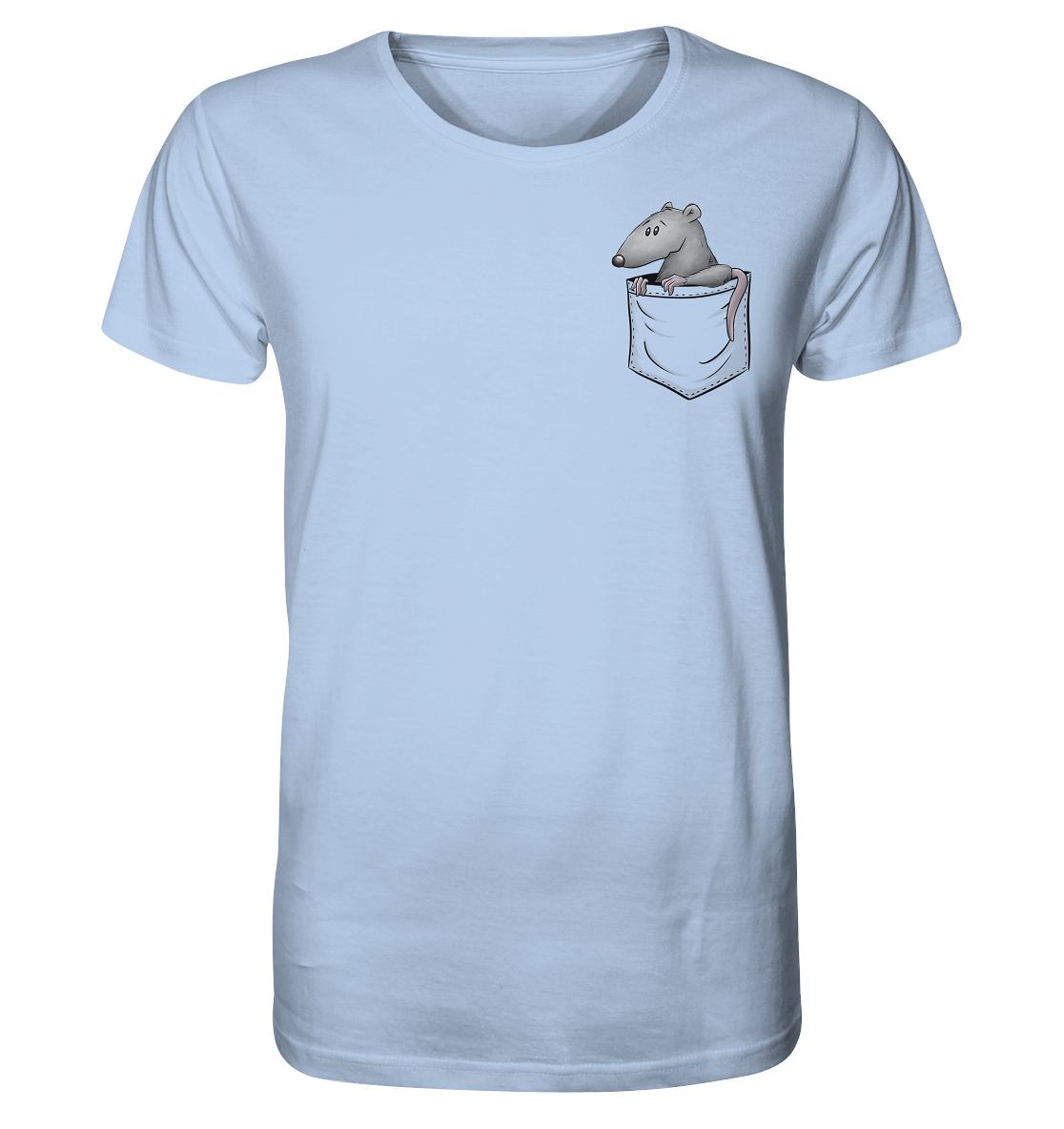 Kleine Ratte in der Tasche - Organic Shirt