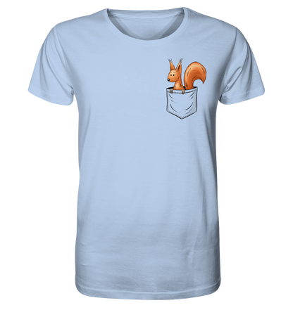 Lässiges Eichhörnchen In Tasche - Organic Shirt