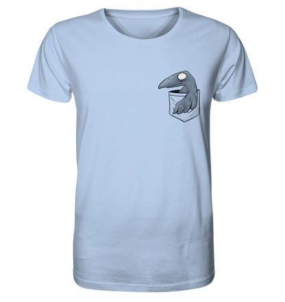 Grufti Rabe Krähe in der Tasche - Organic Shirt