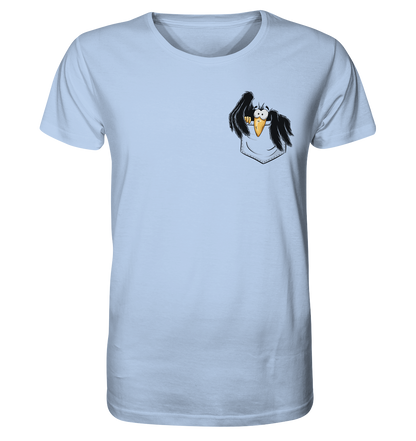 Kleiner Rabe | schwarze Krähe In Tasche - Organic Shirt