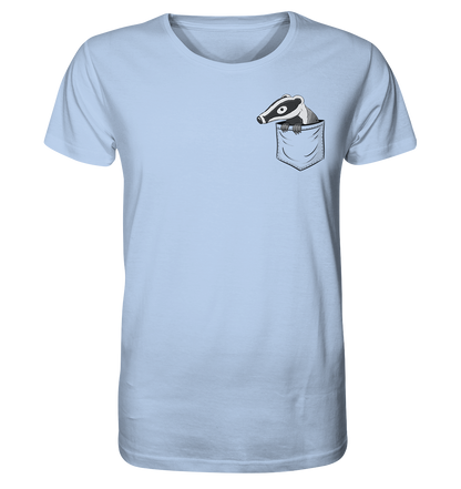Lustig gemütlicher Dachs In der Tasche - Organic Shirt
