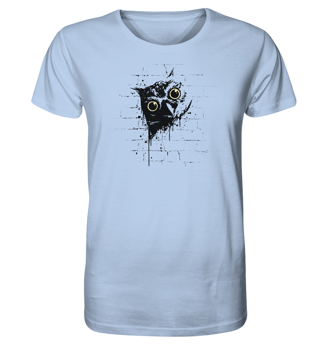 Lässige Street Art Eule - Organic Shirt