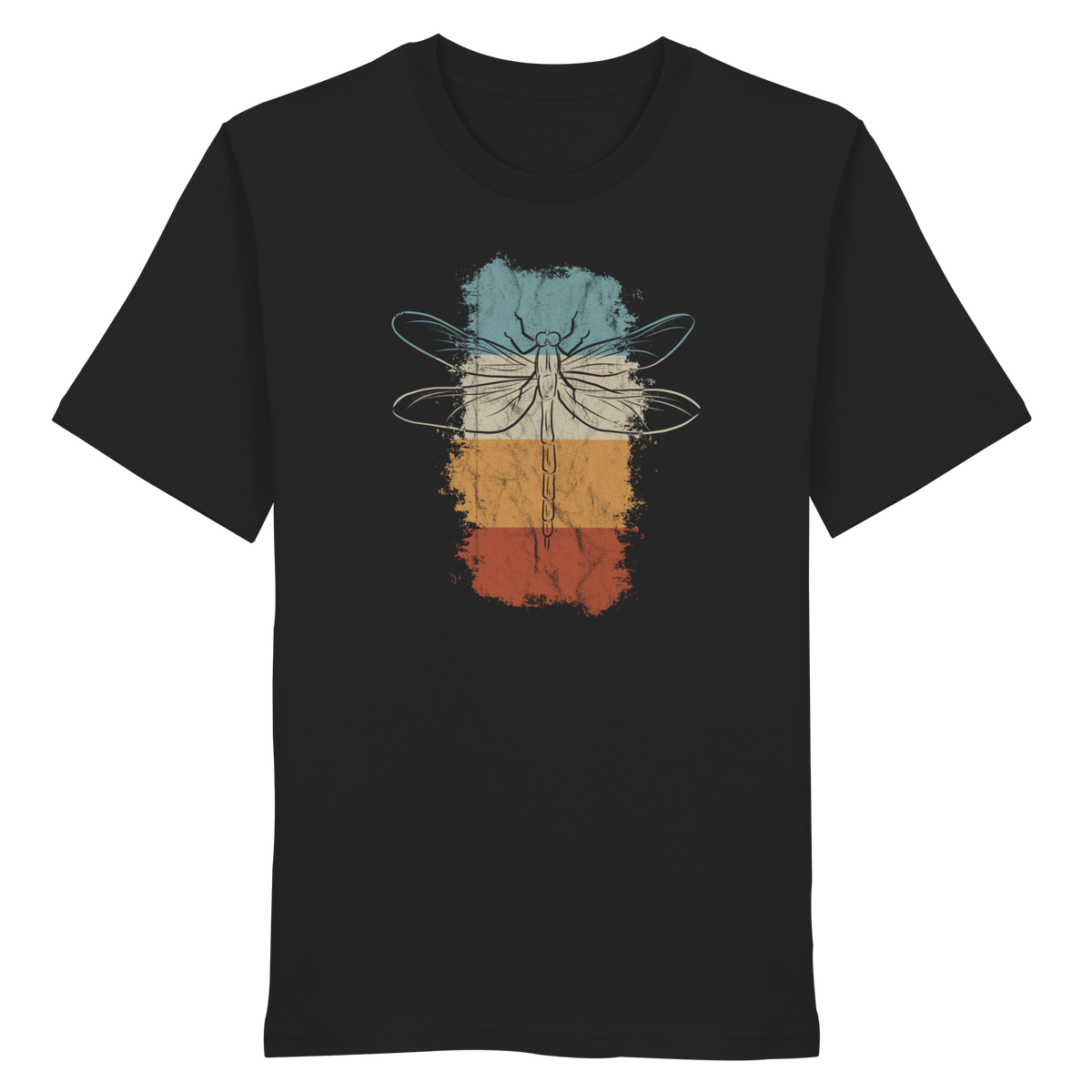 Retro Kunst Libelle | Vintage Dragonfly - Organic Shirt