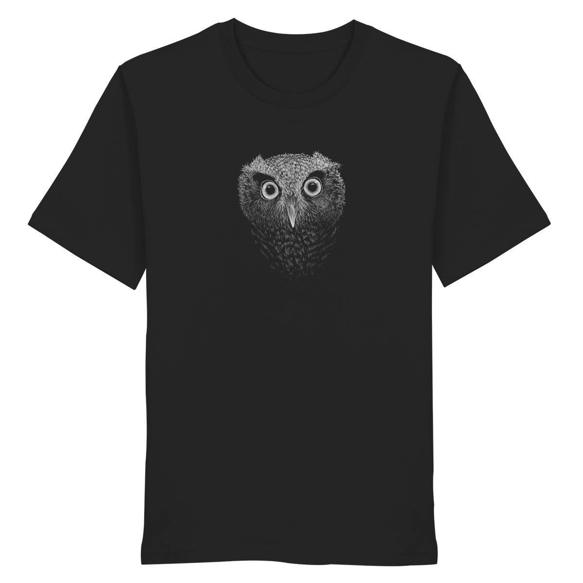 Eule Kritzelkunst Illustration - Organic Shirt