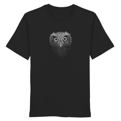 Eule Kritzelkunst Illustration - Organic Shirt