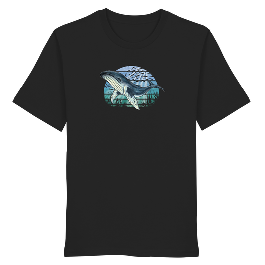 Retro Unterwasser Buckelwal - Organic Shirt