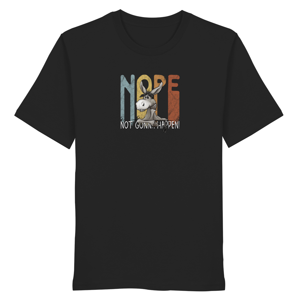 Nope | bockiger Esel - Organic Shirt