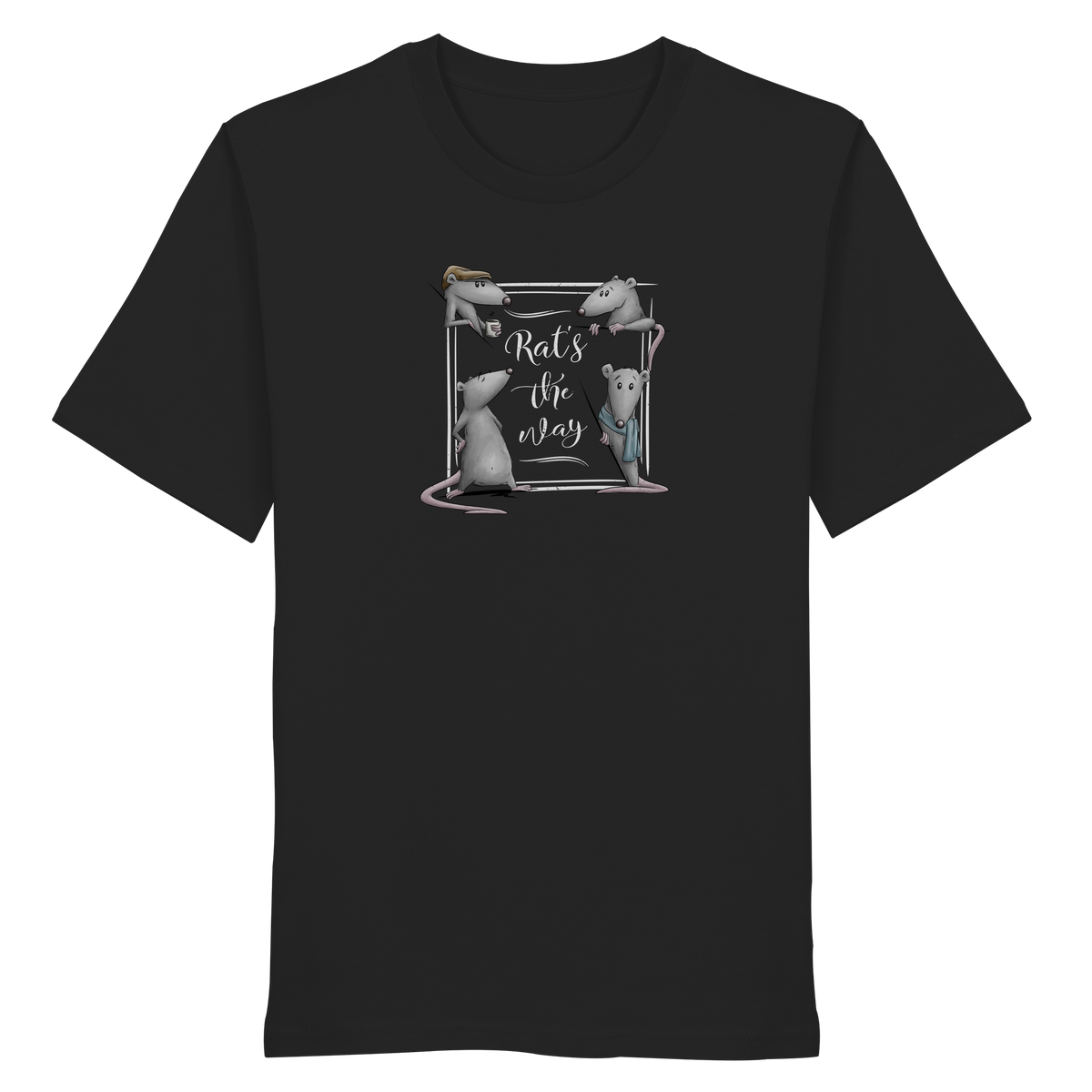 Rat’s The Way Kaffeehaus Ratten - Organic Shirt