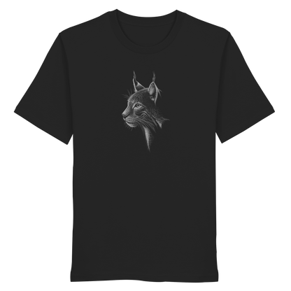 Luchs Kritzelkunst Wildkatze Illustration - Organic Shirt