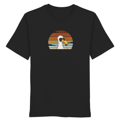 Cool lässige Retro Möwe - Organic Shirt