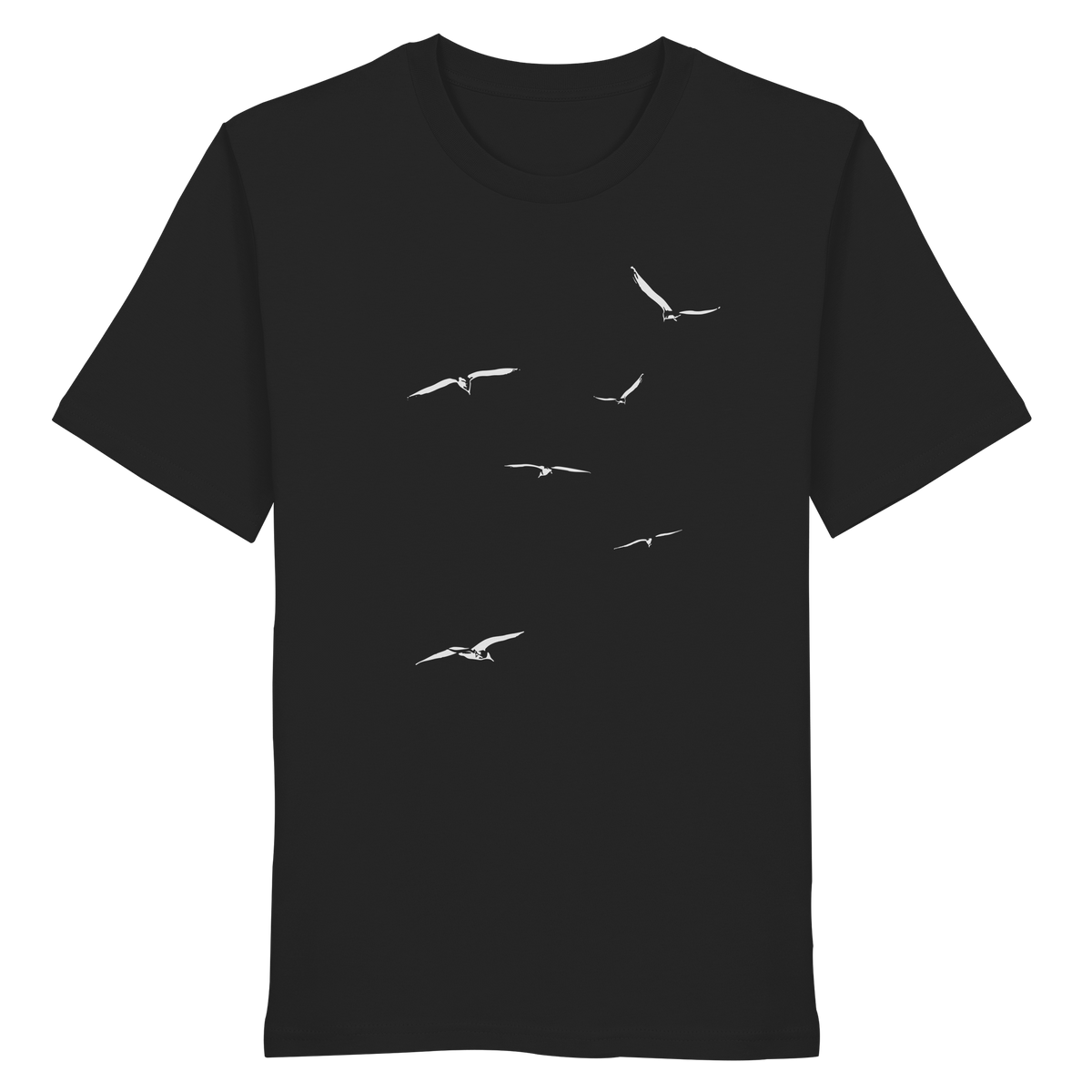 Vogelschwarm – Traum vom Fliegen - Organic Shirt