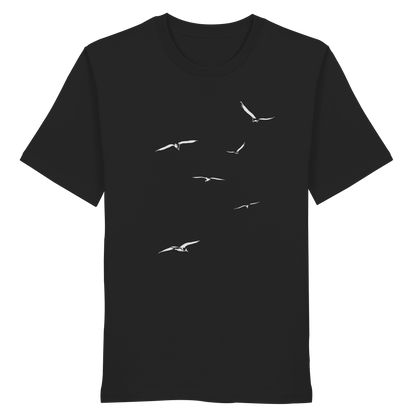 Vogelschwarm – Traum vom Fliegen - Organic Shirt