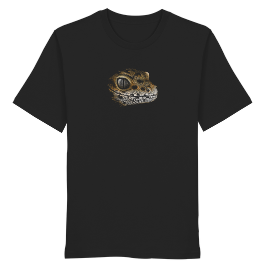 Leopard Gecko Skizze Kritzelkunst - Organic Shirt