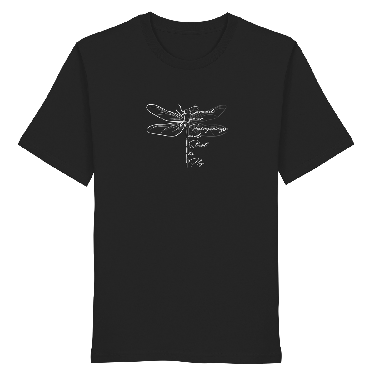 Breite die Flügel aus und flieg los | Libelle - Organic Shirt