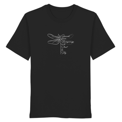 Breite die Flügel aus und flieg los | Libelle - Organic Shirt
